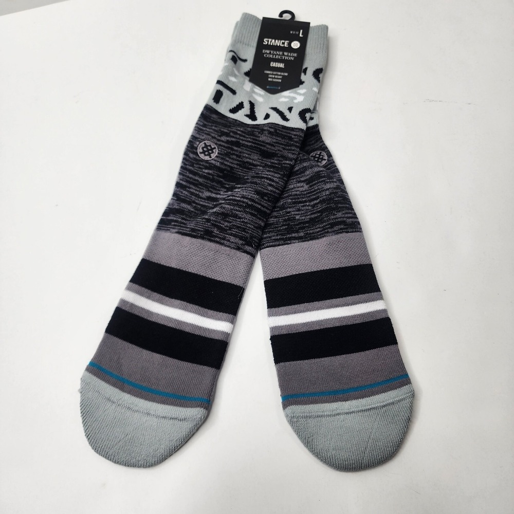 Stance x Wade Casual Dwyane Wade Collection Men's L (M 6-12) Crew Socks NWT